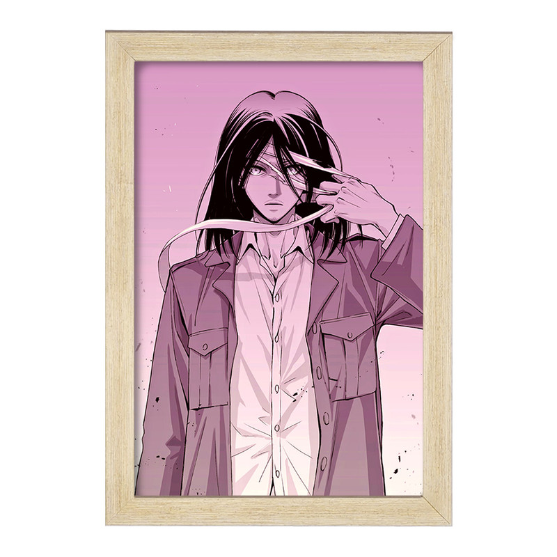 تابلو دنیای قاب مدل ارن یگر انیمه اتک آن تایتان Attack on Titan  کد 10975