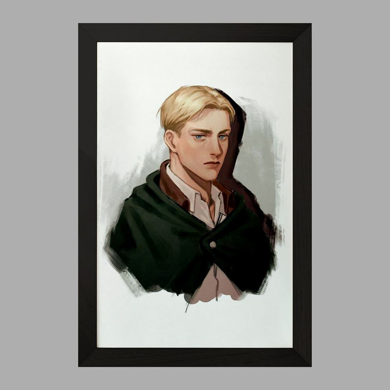 تابلو دنیای قاب مدل اروین اسمیث انیمه اتک آن تایتان Attack on Titan  کد 18589