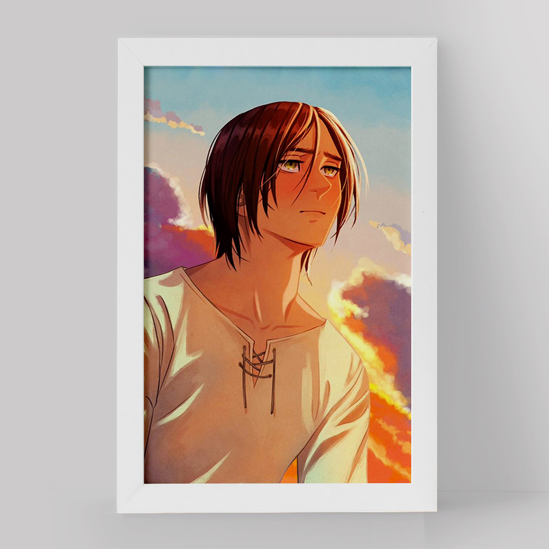 تابلو دنیای قاب مدل ارن یگر انیمه اتک آن تایتان Attack on Titan کد 18540