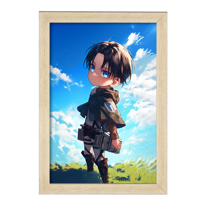 تابلو دنیای قاب مدل انیمه اتک آن تایتان کد F2850