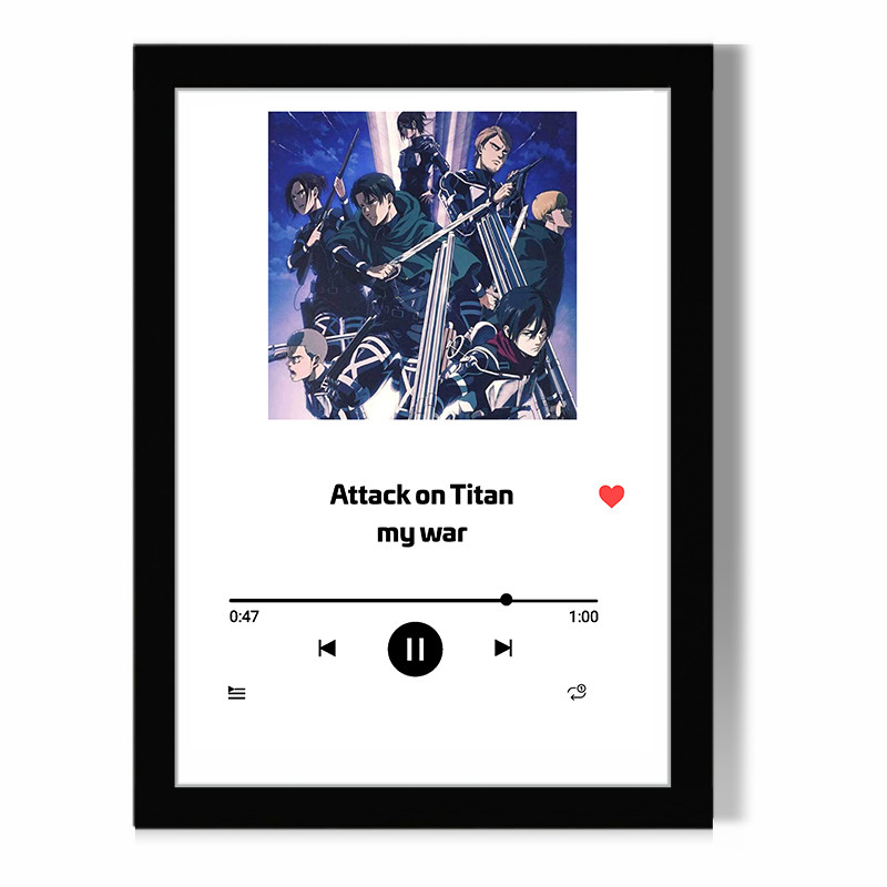 تابلو مدل Attack on titan my war کد Sdbt002