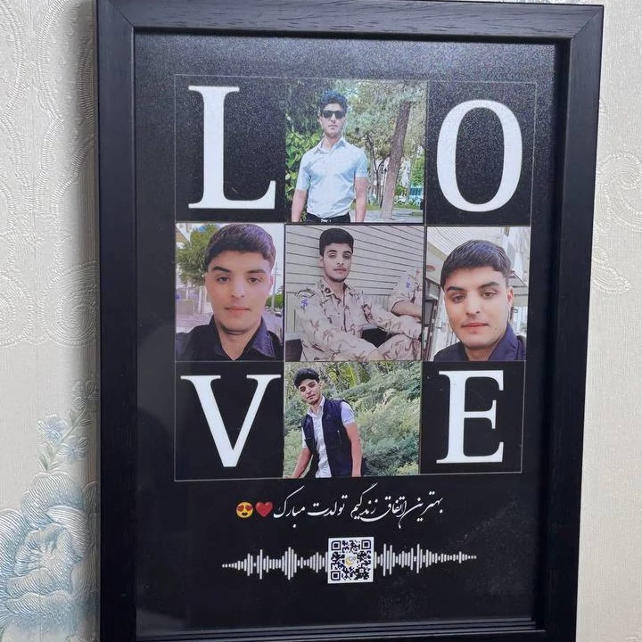 کادو-تابلو موزیکال love سایز 16.21