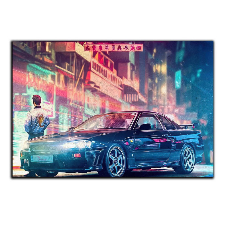 تابلو شاسی دنیای قاب طرح گیمینگ و بازی NEED FOR SPEED مدل SH-S5521
