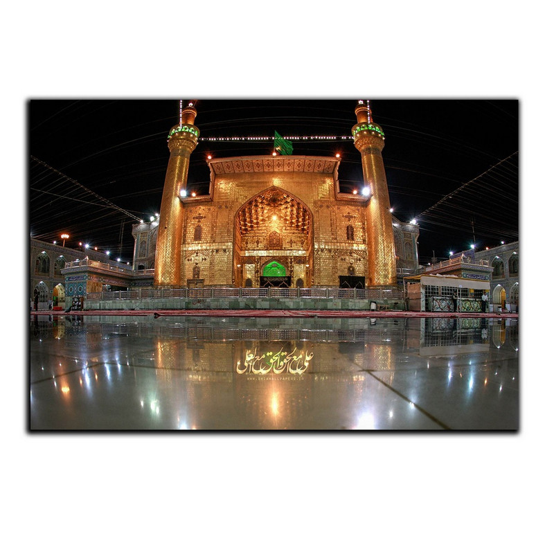 تابلو شاسی دنیای قاب طرح حرم امام حسین (ع) مدل SH-8372