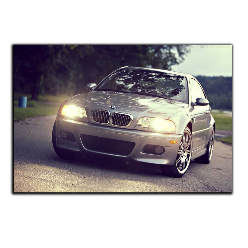 تابلو شاسی دنیای قاب طرح ماشین BMW مدل SH-4728