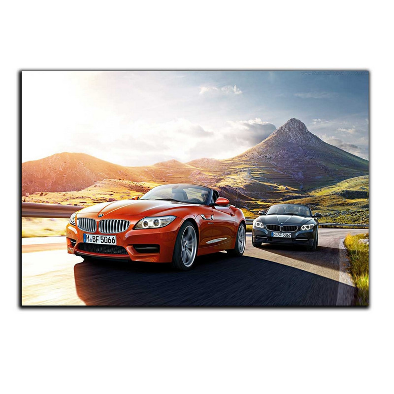 تابلو شاسی دنیای قاب طرح ماشین BMW مدل SH-4704