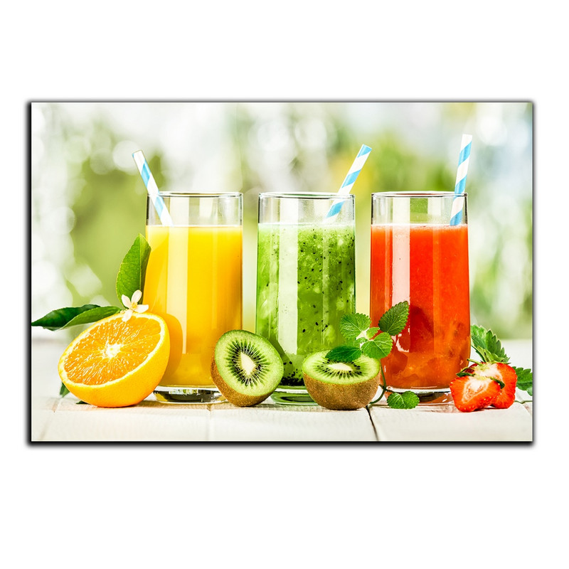 تابلو شاسی دنیای قاب طرح اسموتی و آبمیوه مدل SH-S330