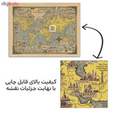 تابلو شاسی پالمیرا طرح نقشه تاریخی عجایب جهان کد MAP113