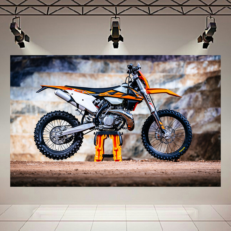 تابلو شاسی طرح موتور کراس مدل  KTM EXC TPI کد AR3072