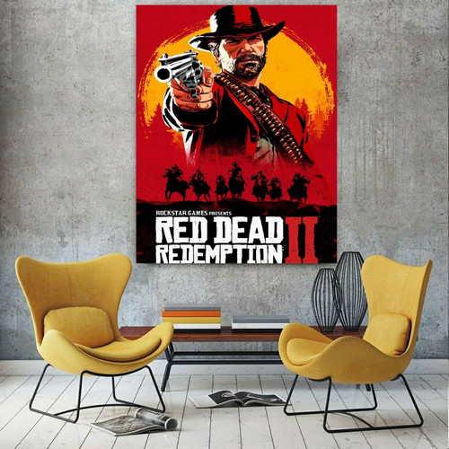 تابلو شاسی طرح گیم ردد Red dead redemption 2 مدل SDB1637