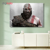 تابلو شاسی دنیای قاب طرح بازی God Of War مدل Amazing Game 4