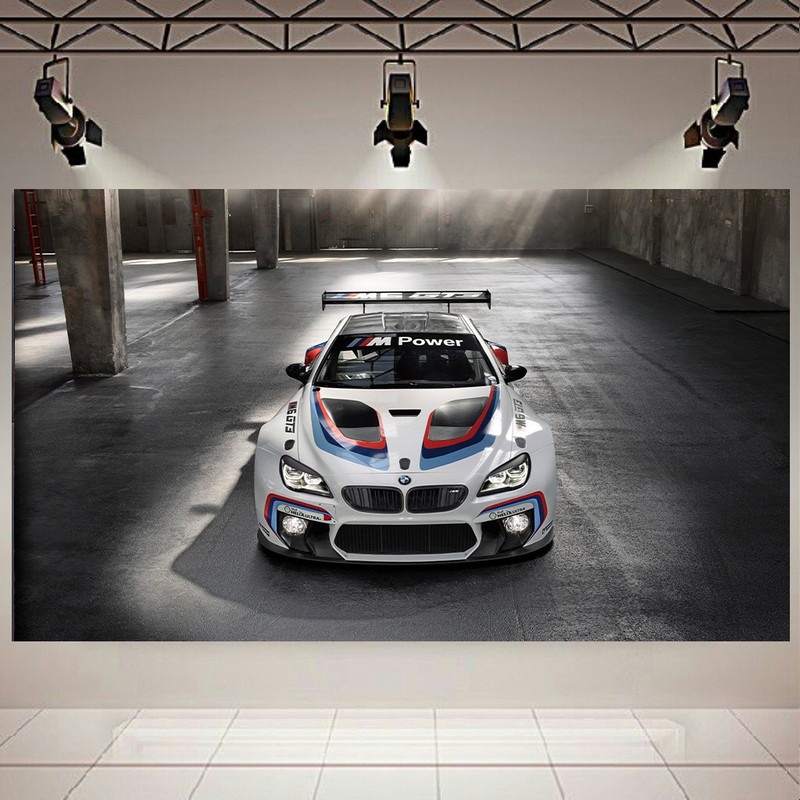 تابلو شاسی طرح ماشین مدل  BMW M6 GT3 کد AR2533