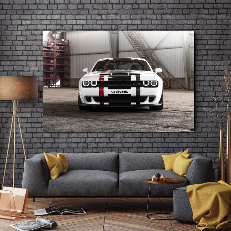 تابلو شاسی طرح ماشین مدل Dodge Challenger کد A218