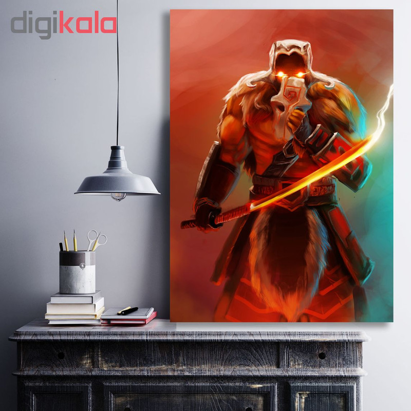 تابلو شاسی دنیای قاب طرح Juggernaut مدل بازی Dota 2