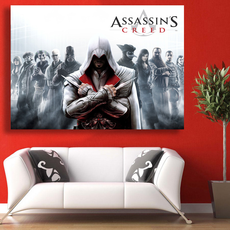 تابلو شاسی دنیای قاب مدل بازی Assassins Creed 2