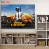 تابلو شاسی دنیای قاب طرح بازی PubG مدل Amazing Game 3
