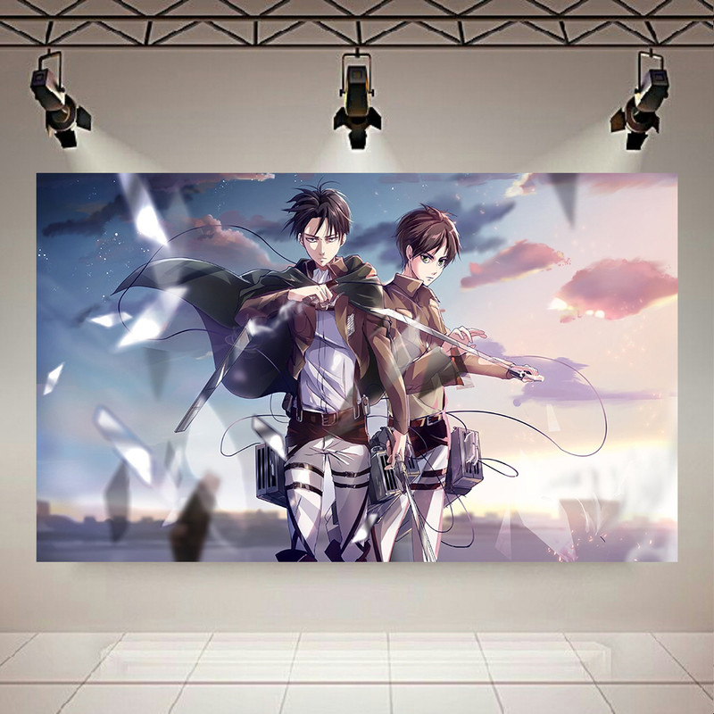 تابلو شاسی طرح انیمه مدل Attack on Titan کد AR523