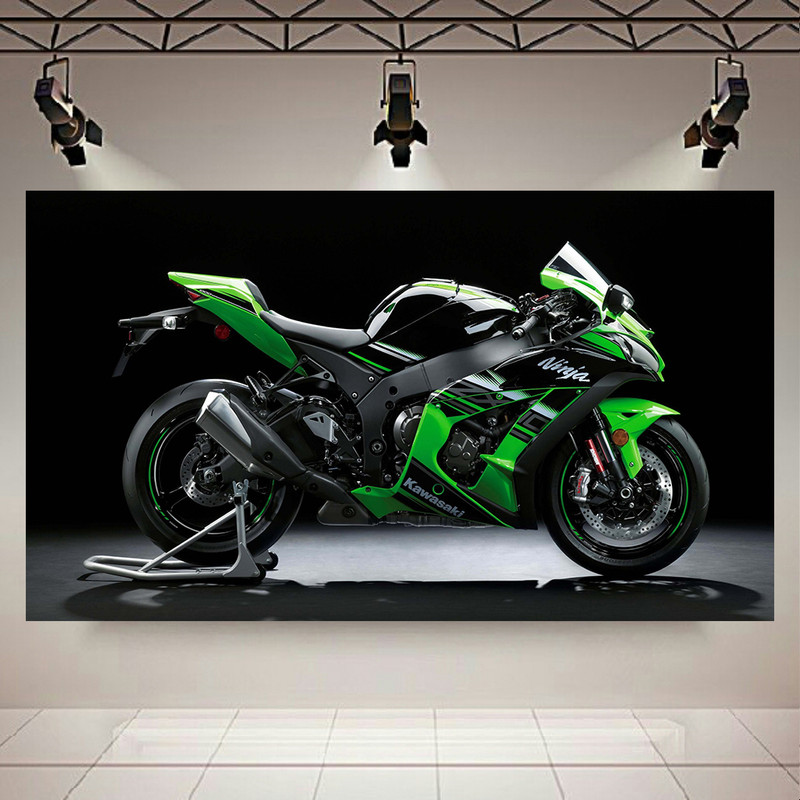 تابلو شاسی طرح موتور مدل kawasaki ninja کد AR6420