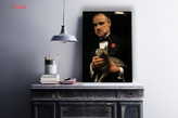 تابلو شاسی دنیای قاب طرح مارلون براندو مدل فیلم The Godfather 01