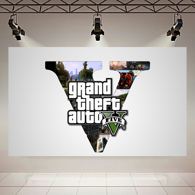 تابلو شاسی طرح GAME مدل  GTA V کد AR6260