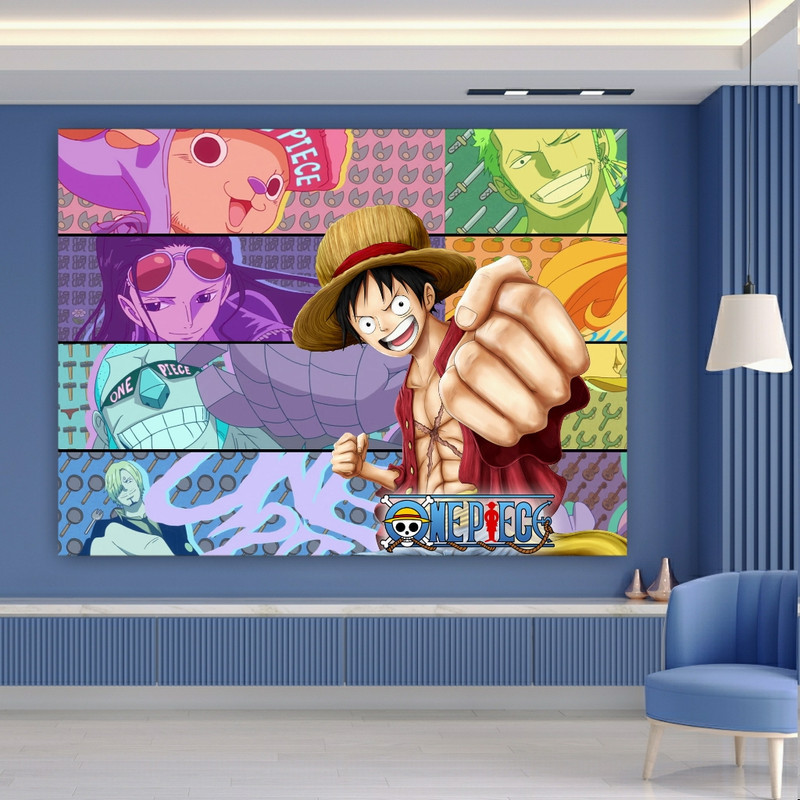 تابلو شاسی طرح انیمه مدل  One piece کد GR919