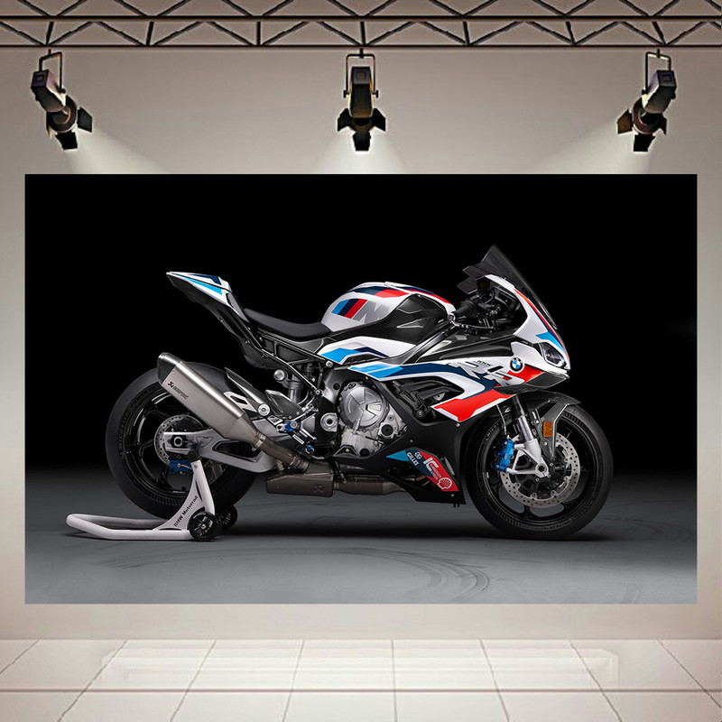 تابلو شاسی طرح موتور مدل BMW M1000RR 2021 کد AR686