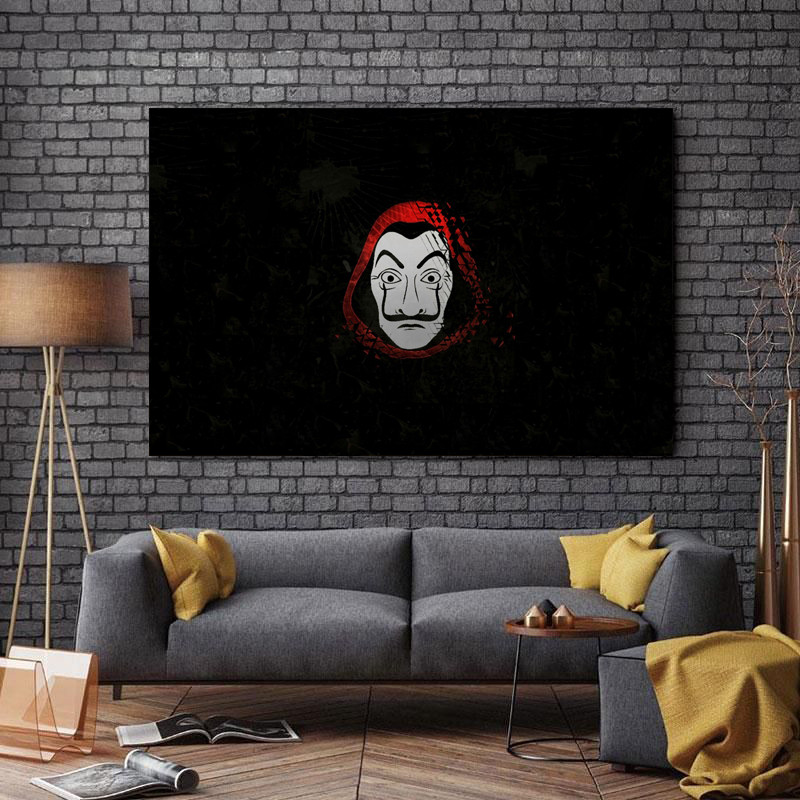 تابلو شاسی طرح سینما مدل Money Heist کد A83