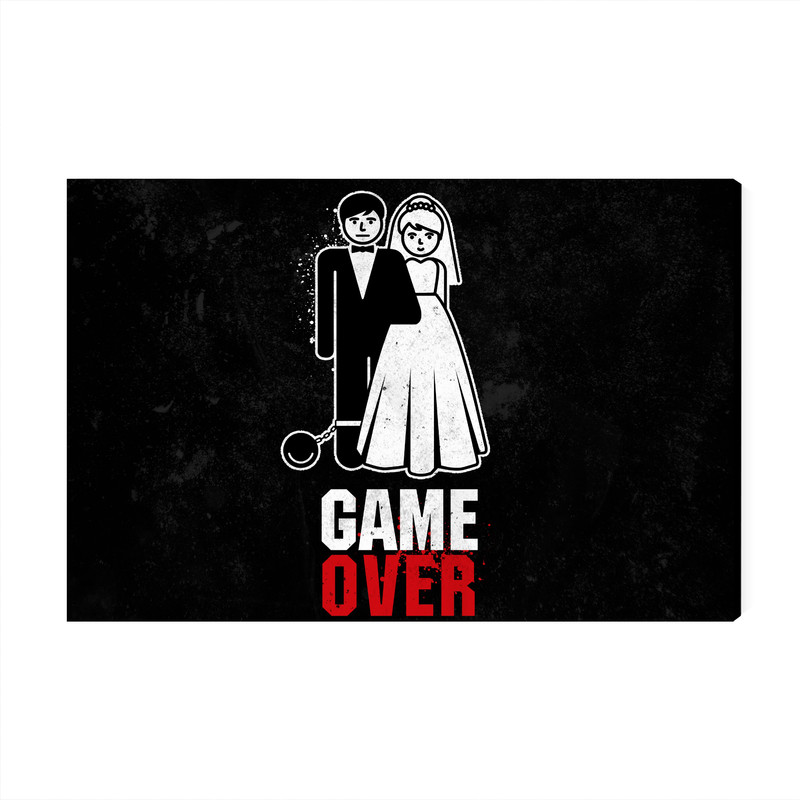 تابلو شاسی عرش مدل فانتزی ازدواج Game over کد As2008