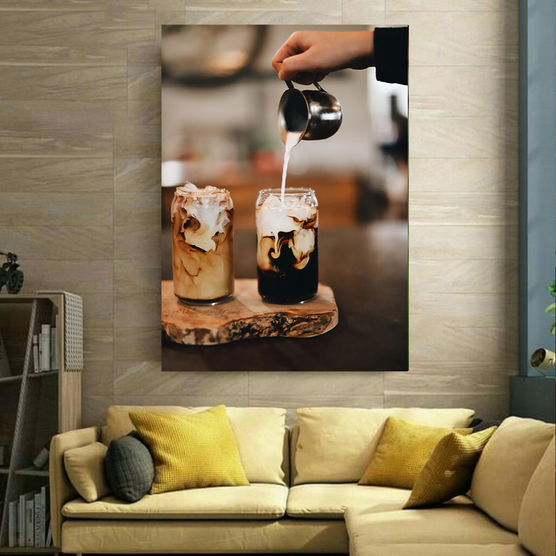 تابلو شاسی طرح کافی شاپ مدل  Coffee کد AR2476
