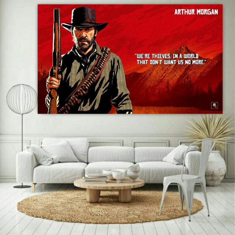 تابلو شاسی طرح RED DEAD مدل STB1365