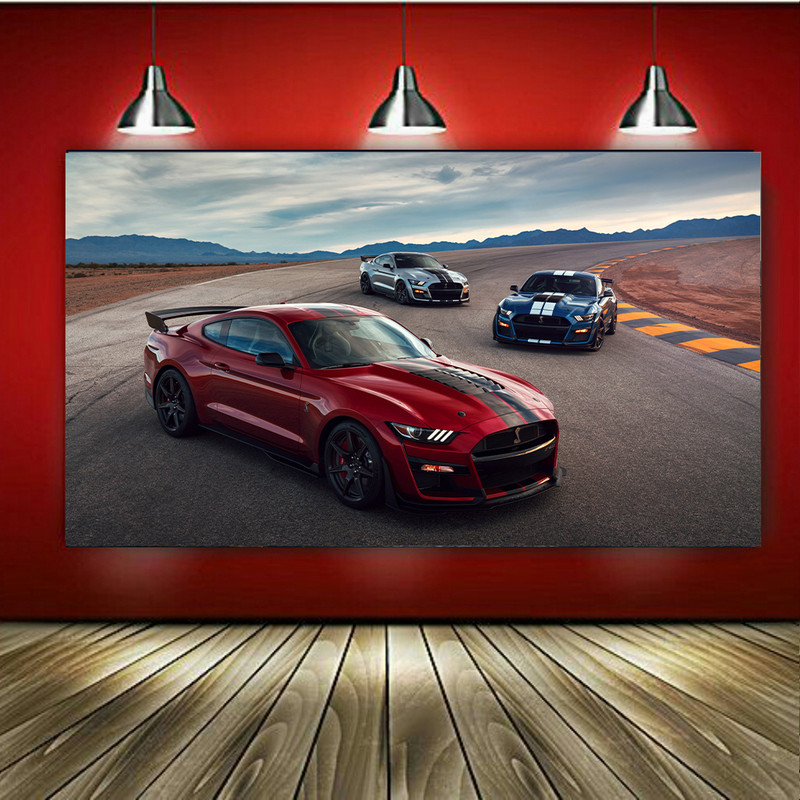 تابلو شاسی طرح ماشین مدل  فورد موستانگ Shelby GT500 کد AR2323
