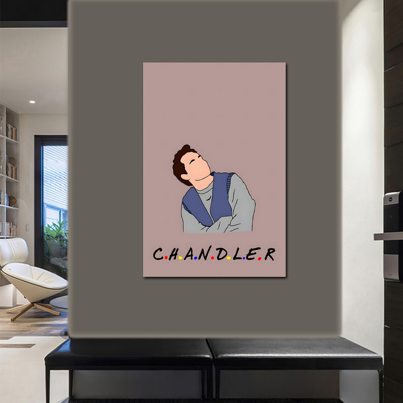 تابلو شاسی مدل فیلم و سریال طرح فرندز CHANDLER کد 04