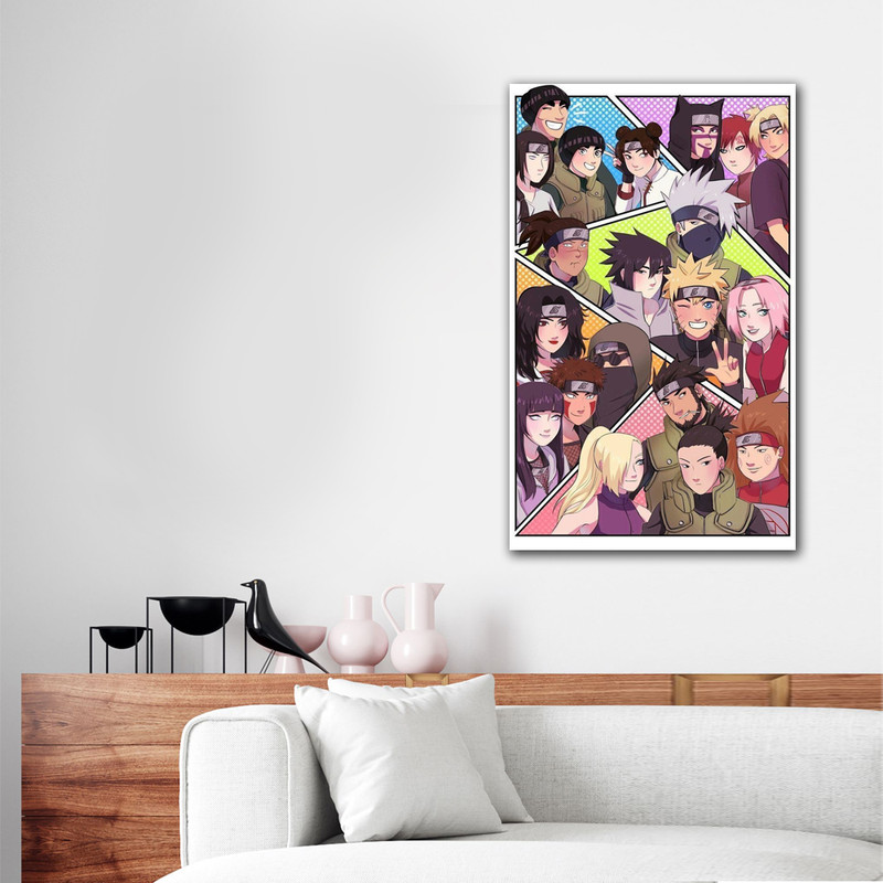 تابلو شاسی طرح انیمه Naruto مدل 926