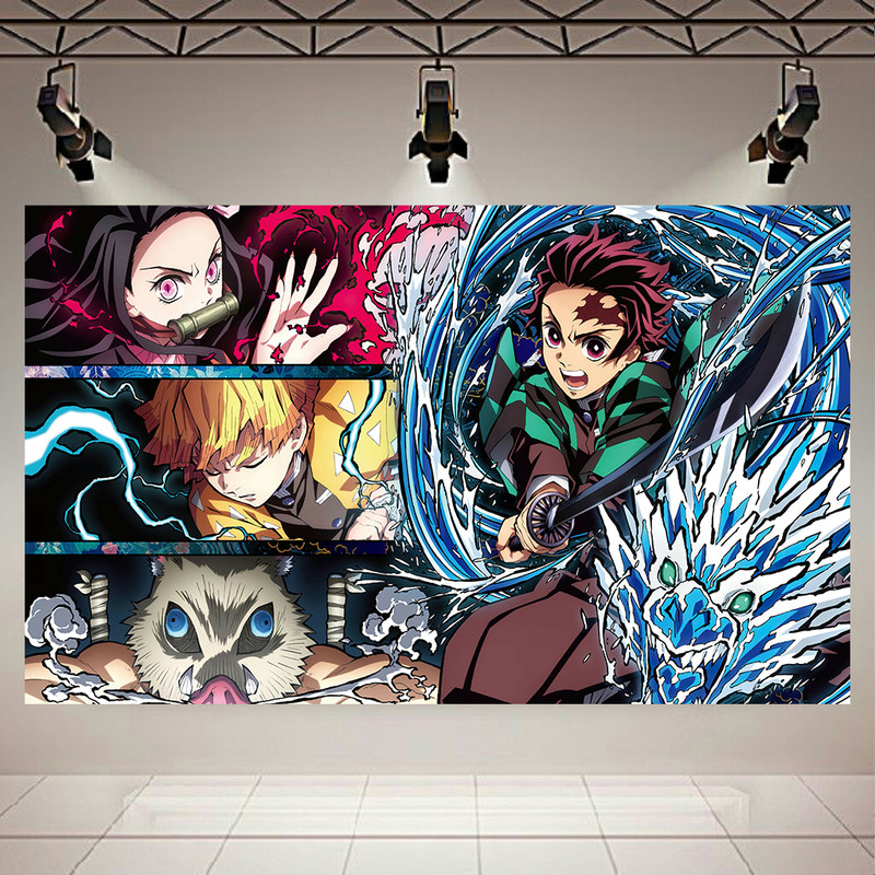 تابلو شاسی طرح انیمه مدل  Demon Slayer کد AR3360