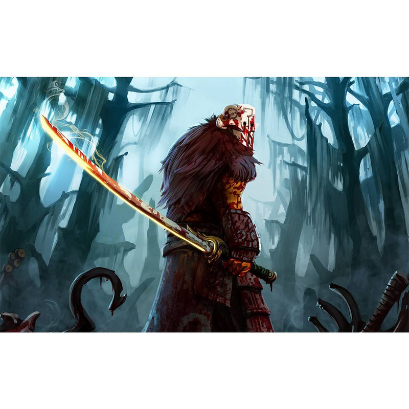 تابلو شاسی مدل هیروی جاگرنات بازی دوتا2 طرح 1  Juggernaut Dota2 Alt1 کد C1-12
