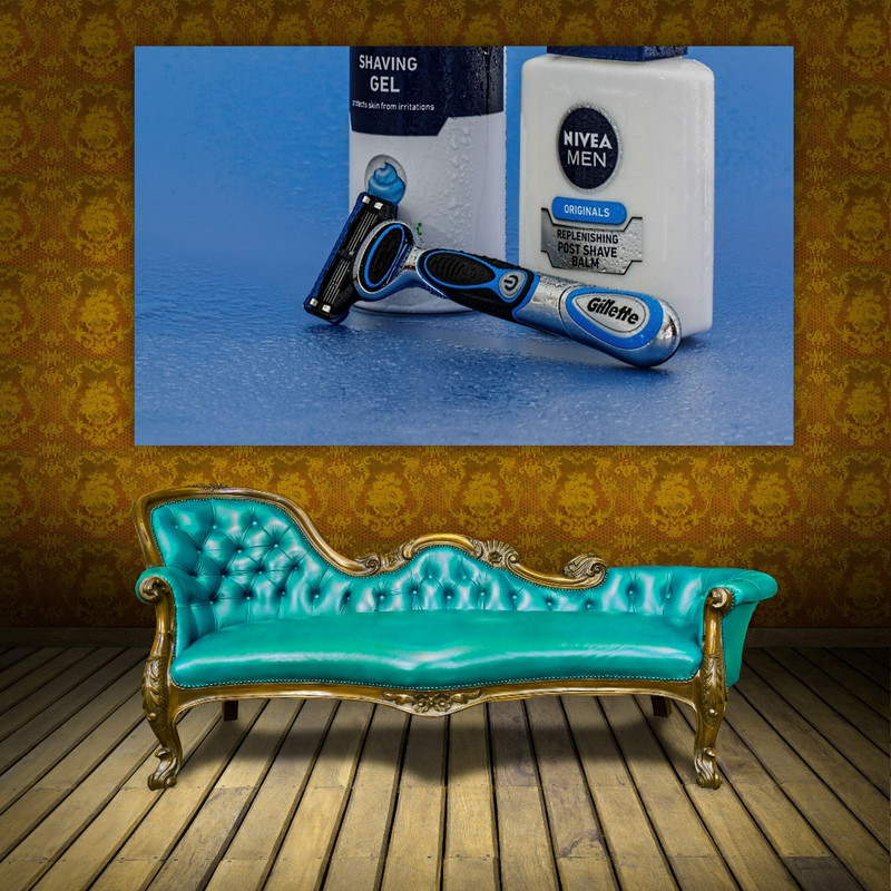 تابلو شاسی طرح لوازم بهداشتی ژیلت و مام مدل  NIVEA کد SDB890