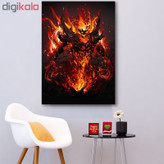 تابلو شاسی دنیای قاب طرح Shadow Fiend مدل بازی Dota 2