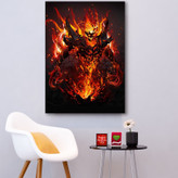 تابلو شاسی دنیای قاب طرح Shadow Fiend مدل بازی Dota 2