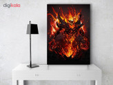 تابلو شاسی دنیای قاب طرح Shadow Fiend مدل بازی Dota 2