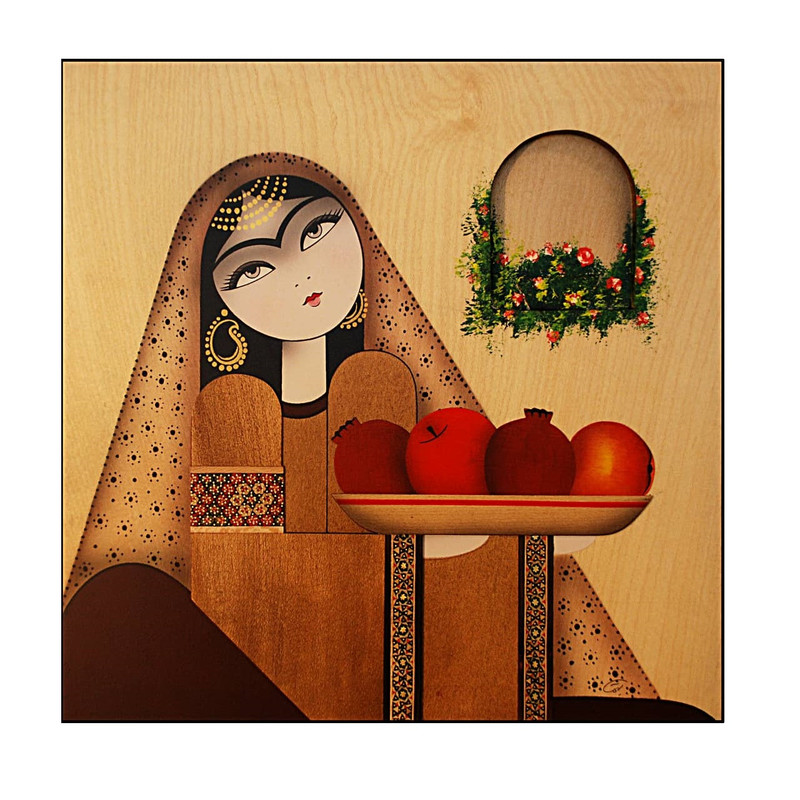 تابلو شاسی طرح خاتون کد 6