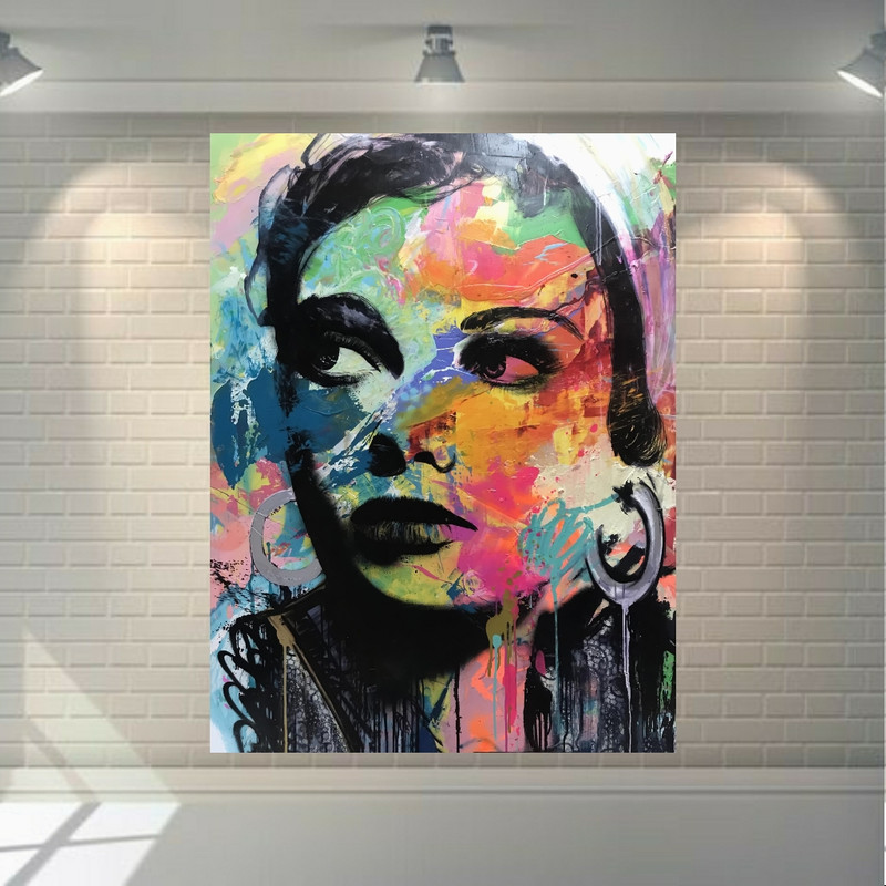 تابلو شاسی طرح آرایشگاه زنانه مدل چهره کد PD1343
