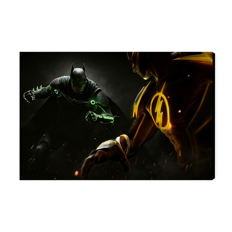 تابلو شاسی طرح Batman vs Flash مدل As1026