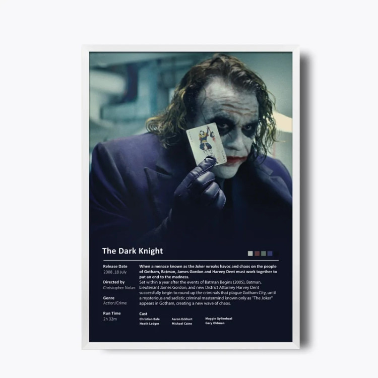 تابلو فیلم The Dark Knight(شوالیه تاریکی)