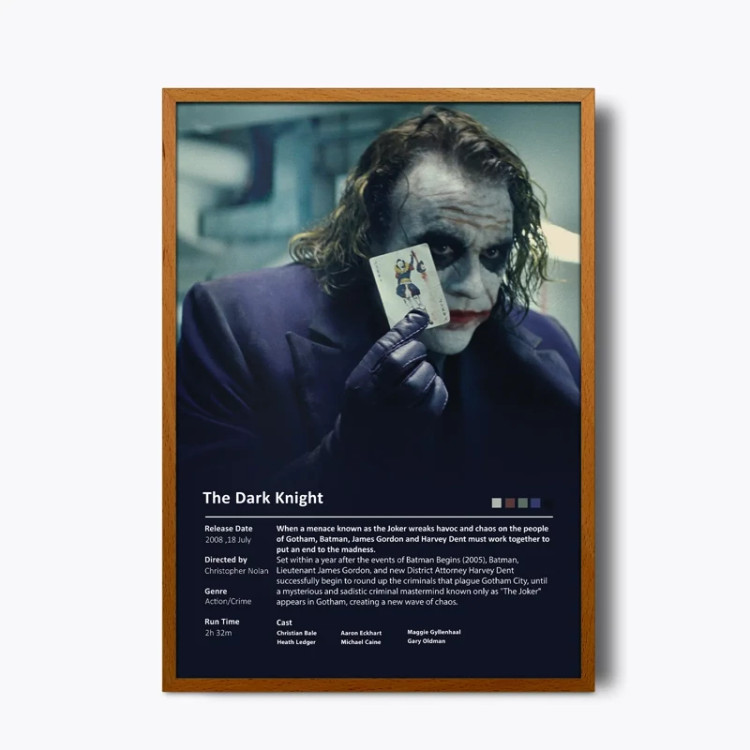تابلو فیلم The Dark Knight(شوالیه تاریکی)