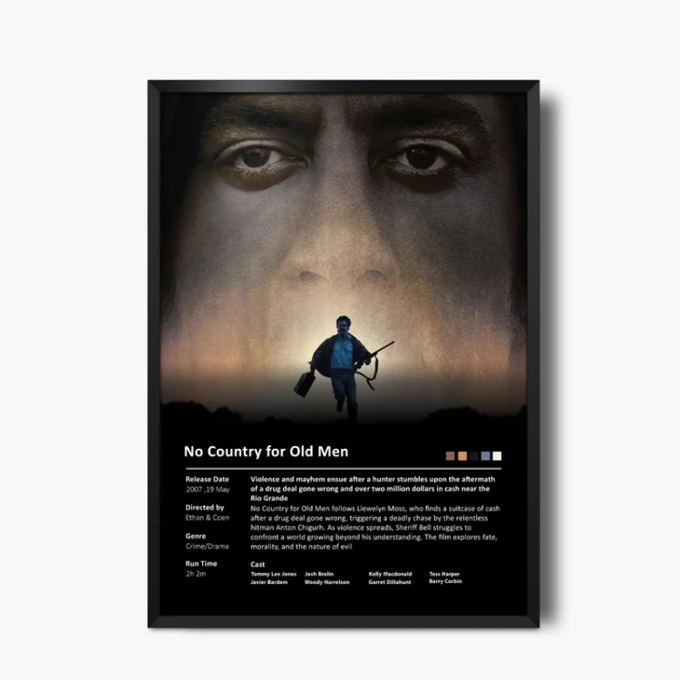 تابلو فیلم No Country for Old Men(جایی برای پیرمردها نیست)