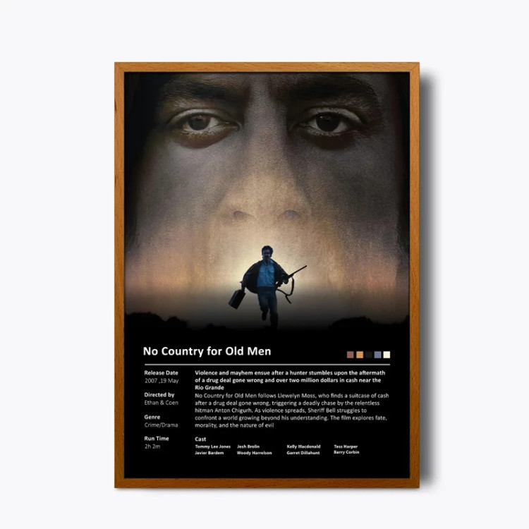 تابلو فیلم No Country for Old Men(جایی برای پیرمردها نیست)