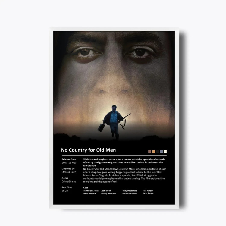 تابلو فیلم No Country for Old Men(جایی برای پیرمردها نیست)