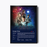 تابلو سریال Stranger Things(چیزهای عجیب)