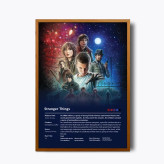 تابلو سریال Stranger Things(چیزهای عجیب)