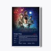 تابلو سریال Stranger Things(چیزهای عجیب)
